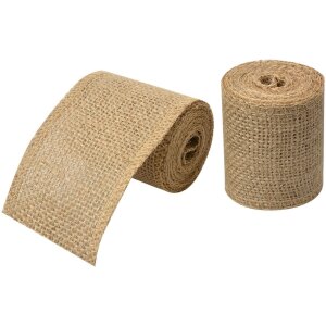 Clayre & Eef 66212 Ruban Jute Marron 5x600 cm...