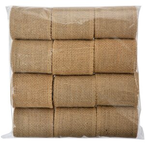 Clayre & Eef 66212 Ruban Jute Marron 5x600 cm...