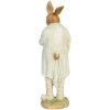 Clayre & Eef 6PR5448 Décoration Lapin Polyrésine Beige Vert 15x12x33 cm