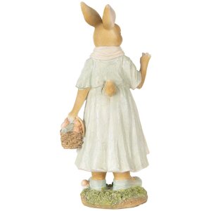 Clayre & Eef 6PR5449 Décoration Lapin Beige Jaune 15x12x32 cm