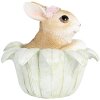 Clayre & Eef 6PR5450 Décoration Lapin Beige Vert 12x12x12 cm