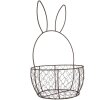 Clayre & Eef 6Y5794 Set de 2 paniers en métal brun Ø 33x55 cm Ø 27x45 cm