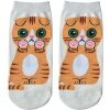Juleeze JZSSK0010 Chaussettes Motif Chat Blanc Taille 36-41