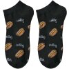 Juleeze JZSSK0018 Chaussettes Motif Hotdog Noir Taille 36-41
