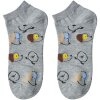Juleeze JZSSK0027 Chaussettes Gris Motif Chien Taille 36-41