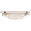 Clayre & Eef 5H0713 Étagère murale, lot de 2, style antique, blanc 70x18x22cm 60x14x19cm