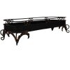 Clayre & Eef 5Y1284 Plateau noir Fer 55x20x14 cm Décoration style antique