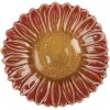 Clayre & Eef 6CE2158 Coupe Fleur Rouge Jaune Ø14x3cm