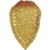 Clayre & Eef Bol en céramique Raisins Jaune 15x10x2 cm brillant Décor Bol de service