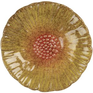 Clayre & Eef 6CE2161 Coupe Fleur Jaune-Orange...