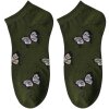 Juleeze JZSSK0032 Chaussettes Femme Vert foncé Papillon Gr 3641