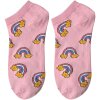 Juleeze JZSSK0035 Chaussettes Rose Motif Arc-en-ciel Taille 3641
