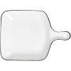 Clayre & Eef 6CE2168 Coupe en céramique 23x17x3 cm Blanc Noir Moderne
