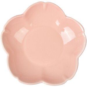 Clayre & Eef 6CEBO0210 Coupe rose Ø 14x3 cm Céramique Vintage forme de fleur