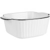 Clayre & Eef 6CEBO0213 Bol en céramique blanc noir 15x12x5 cm 400 ml Moderne