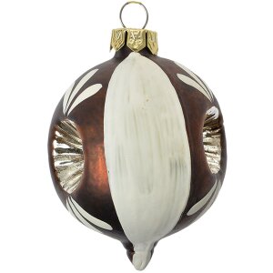 Clayre & Eef Boule de Noël brune blanche...