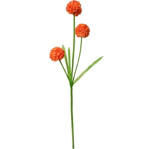 Clayre & Eef 5PL0132O Décoration Branche avec fleurs Orange 12x8x84 cm