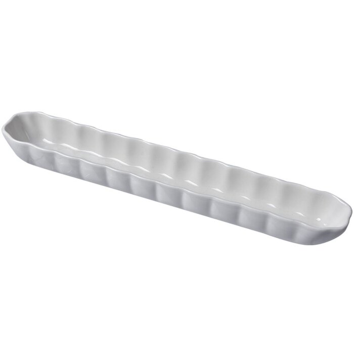 Clayre & Eef 6CE2047 Coupe 26x4x3 cm Blanc Design moderne Céramique