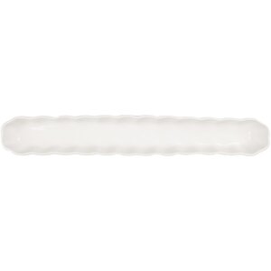 Clayre & Eef 6CE2047 Coupe 26x4x3 cm Blanc Design moderne Céramique