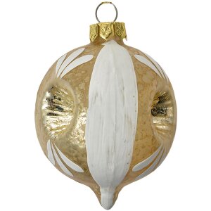 Clayre & Eef 6GL4708 Boule de Noël en verre Gris...