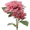 Clayre & Eef 6PL0339P Décoration Branche avec fleurs rose 62 cm