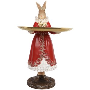 Clayre & Eef 6PR5359 Décoration Lapin avec bol...