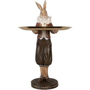 Clayre & Eef 6PR5360 Décoration Lapin avec bol...