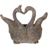Clayre & Eef 5MG0058 Décoration Pot de fleurs gris-brun 49x27x37 cm