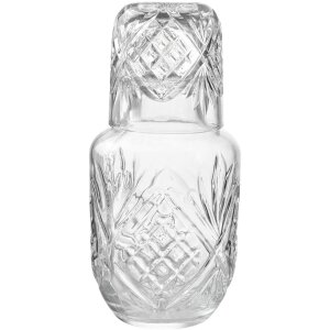 Clayre & Eef 6GL4721 Carafe avec verre Ø9x19cm...