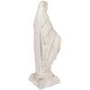 Clayre & Eef Statue de Vierge beige marron 17x12x41 cm en magnésium