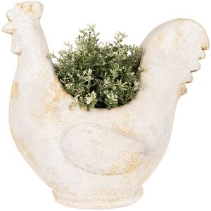 Clayre & Eef 6MG0115 Décoration Pot de fleurs Beige Marron 36x18x35 cm