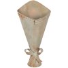Clayre & Eef Pot de fleurs fer tons verts look vintage 50 cm