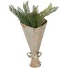 Clayre & Eef Pot de fleurs fer tons verts look vintage 50 cm
