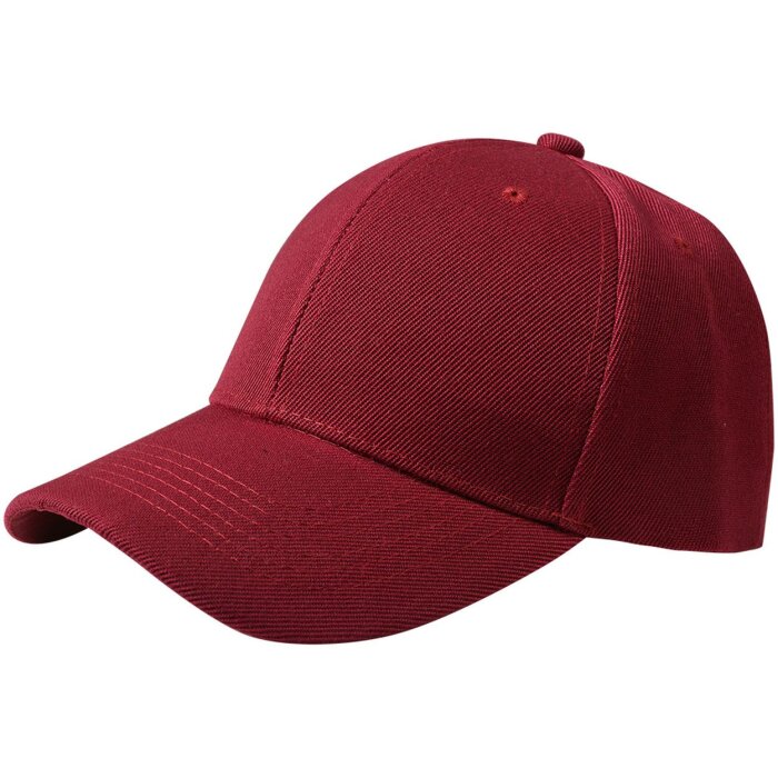 Juleeze JZCAP0012BU Casquette à visière Bordeaux 57 cm 100 pour cent polyester