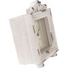 Clayre & Eef 6KL0832 Horloge de table Vintage Gris-Beige 10x6x14 cm 1xAA Verre Bois