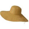 Juleeze JZHA0117 Chapeau Marron 57 cm Chapeau de plage pour femme Structure tressée