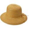 Juleeze JZHA0124 Chapeau pour femme Marron 57 cm Chapeau de paille avec noeud Chapeau dété élégant