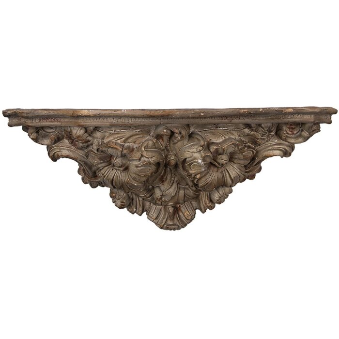 Clayre & Eef 5MG0059 Console Murale Brun-Gris 73x21x29 cm
