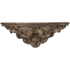 Clayre & Eef 5MG0059 Console Murale Brun-Gris...