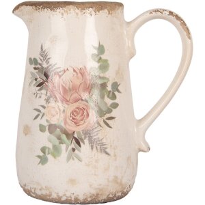 Clayre & Eef Pot de décoration Beige Rose...