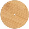 Clayre & Eef 6GL4719L Bocal à provisions avec couvercle Bambou Ø 8x18 cm Verre Bois