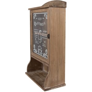Clayre & Eef 50812 Armoire murale marron 32x15x54 cm Vintage façade en verre