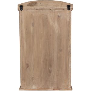 Clayre & Eef 50812 Armoire murale marron 32x15x54 cm Vintage façade en verre