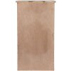 Clayre & Eef 5H0732 Armoire murale Étagère murale style campagnard blanc marron 33x25x61 cm