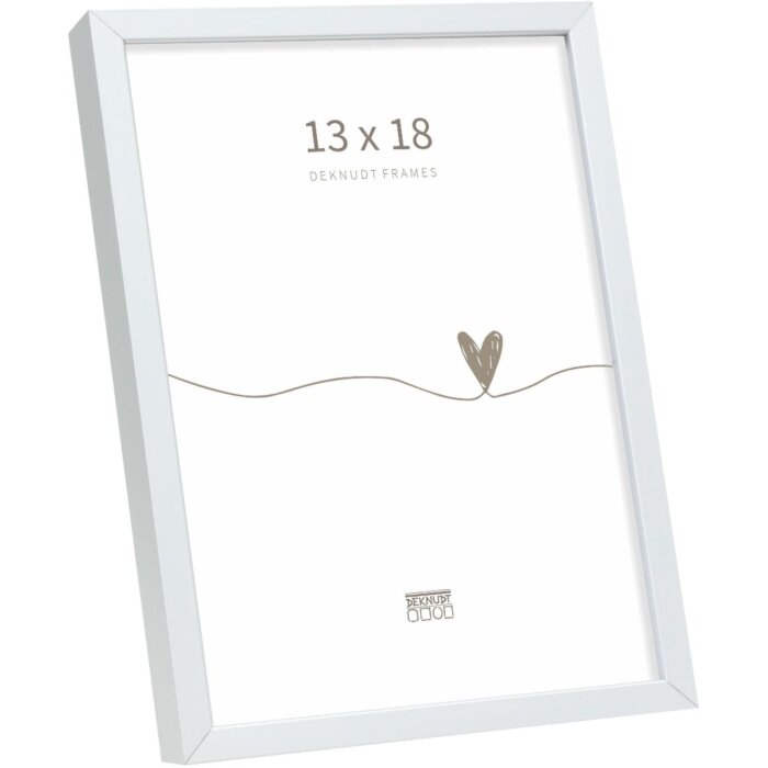 Deknudt S029D1 Cadre photo simple 13x18 cm aluminium mat argenté