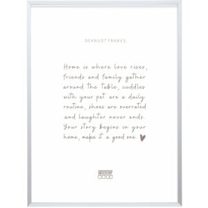 Deknudt S029D1 Cadre photo simple 13x18 cm aluminium mat argenté