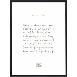 Cadre Photo Deknudt S029S2 Aluminium Noir Mat 15x20 cm