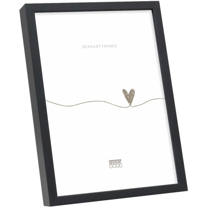 Cadre Photo Deknudt S029S2 Aluminium Mat Noir 18x24 cm