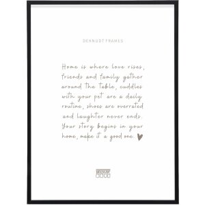 Cadre Photo Deknudt S029S2 Aluminium Mat Noir 18x24 cm
