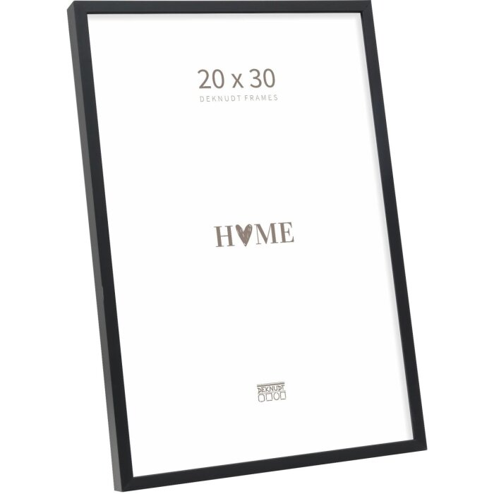 Deknudt S029S2 Cadre photo simple 20x30 cm aluminium mat noir